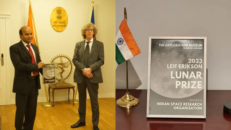 சந்திரயான் 3 வெற்றி! விண்வெளி துறையில் புதிய சாதனை! இஸ்ரோவுக்கு உயரிய பரிசளித்து கவுரவித்த ஐஸ்லாந்து
