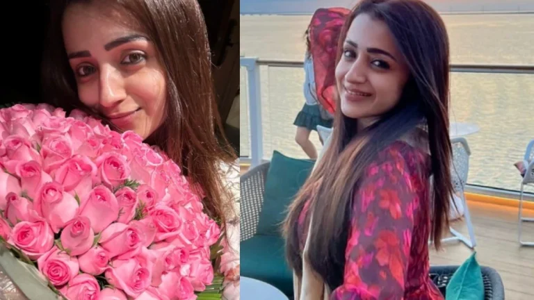 Trisha – காதலில் விழுந்துவிட்டாரா திரிஷா?.. காதலர் தினத்தில் கொடுத்த சிக்னல்?.. செம போஸ்