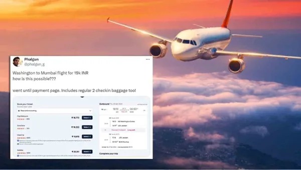 அமெரிக்க NRI-களே இதே கேட்டிங்களா? வாசிங்டன் டூ மும்பை விமான டிக்கெட் வெறும் 19000 ரூபாயாம்..!